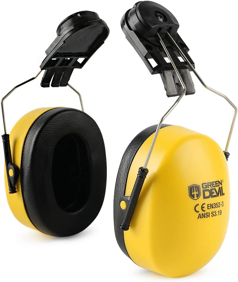 GREEN DEVIL Hearing Protection Noise Cancelling Ear Muffs NRR 28dB Ear Protection For Shooting Gun Range Construction Adult - Image 1